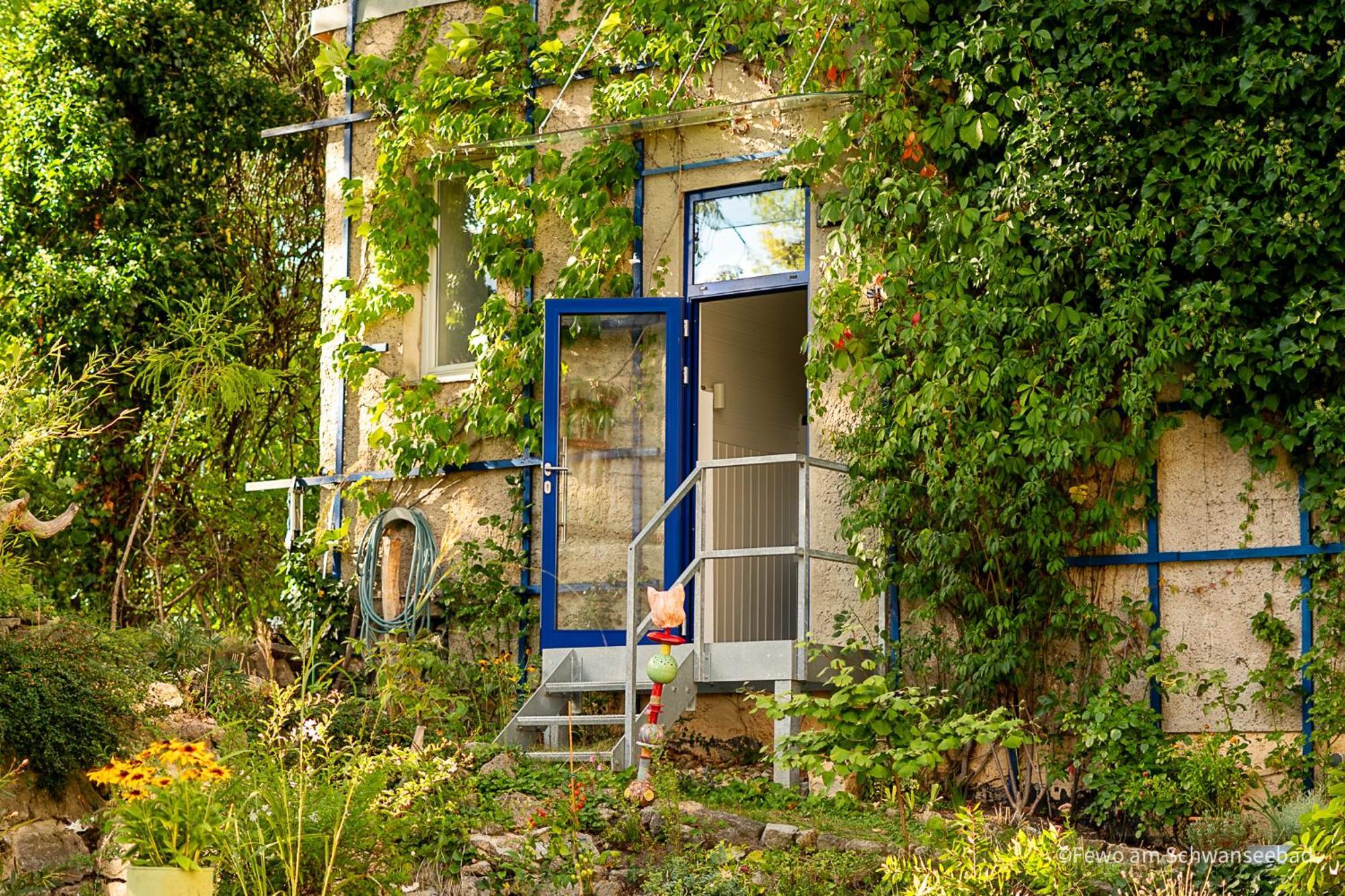 Fewo Am Schwanseebad Mit Garten - Ruhig, Familienfreundlich Und Zentrumsnah ワイマール エクステリア 写真